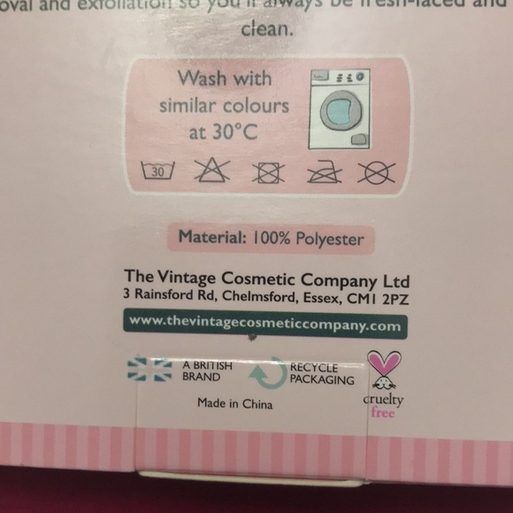 The Vintage Cosmetic Company Christmas pudding face pads  (5)mini clean cloths - Picture 3 of 9